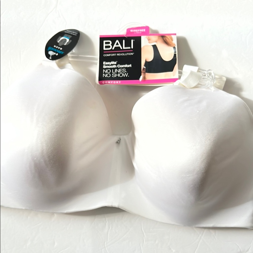 Bali Easylite Smooth Comfort White Seamless Bra